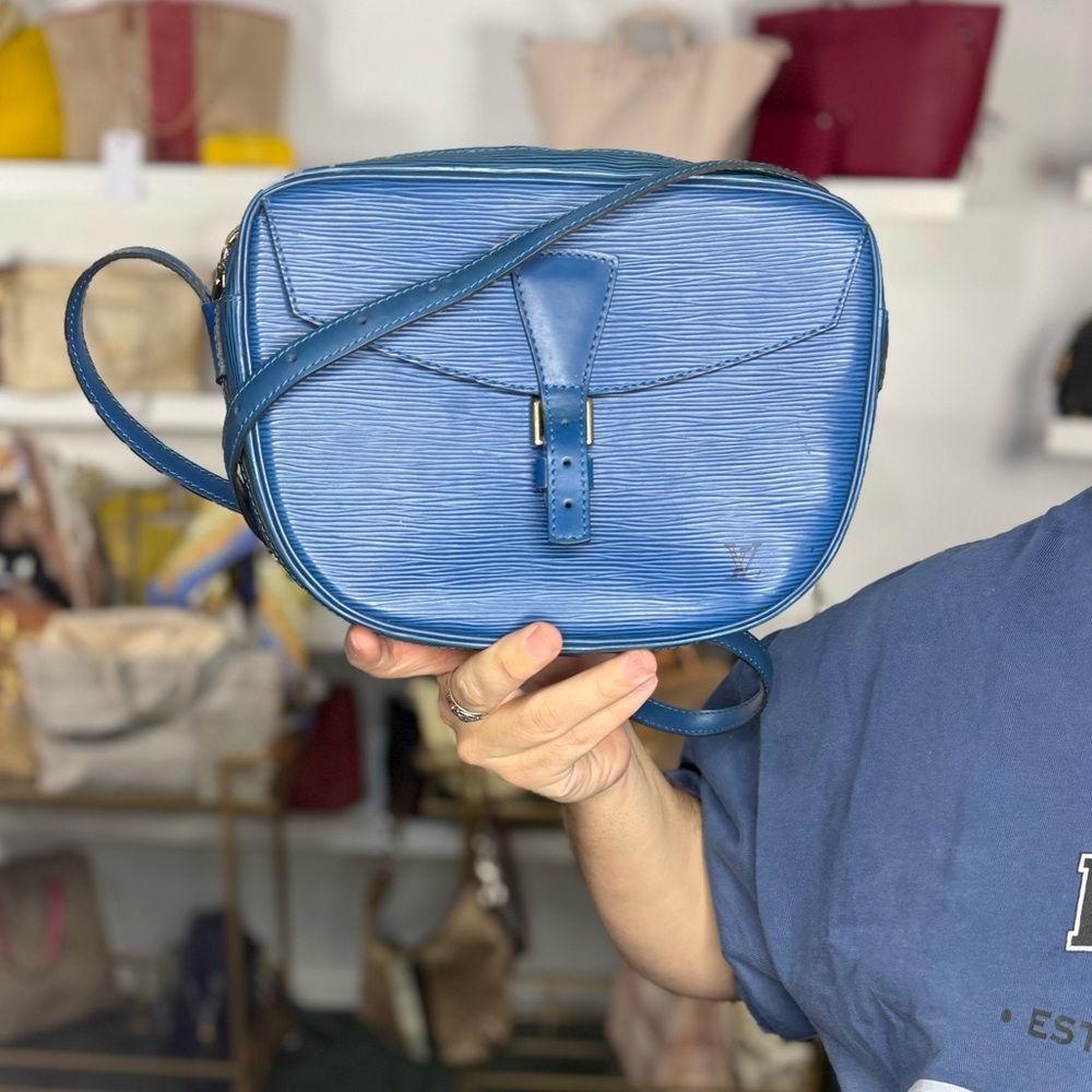 LV Blue Epi Crossbody